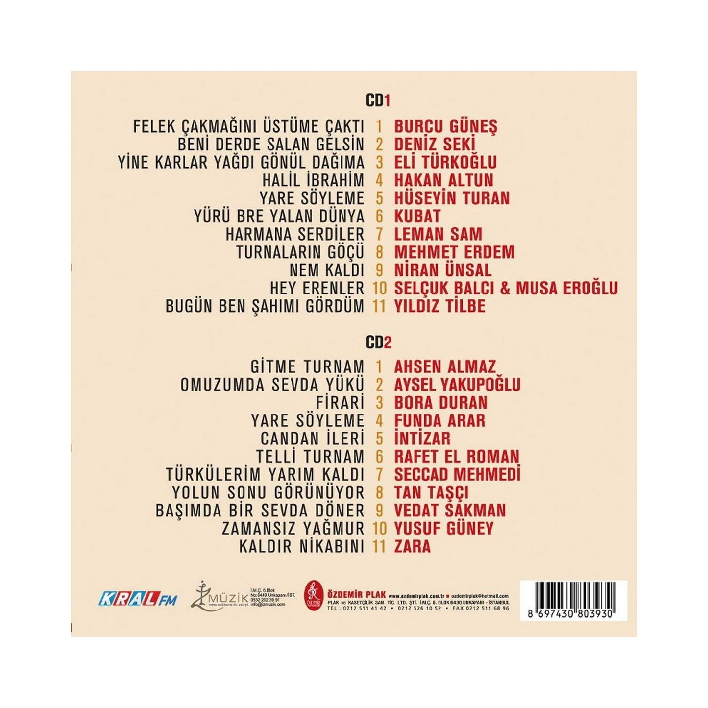 Musa Eroğlu İle Bir Asır | Vol:2 (2 CD)Turk Halk |CD
