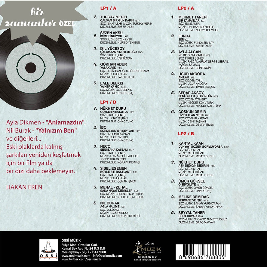 Bir Zamanlar Özel - Keşfedilecek Plaklar - (2 Renkli LP) Plak|Schallplatte| LP