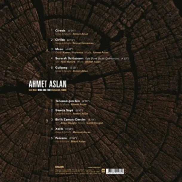 Ahmet Aslan Plak | Rüzgar ve Zaman( Türk Halk | Özgün | Protest Müzik Plak)Schallplatte-LP