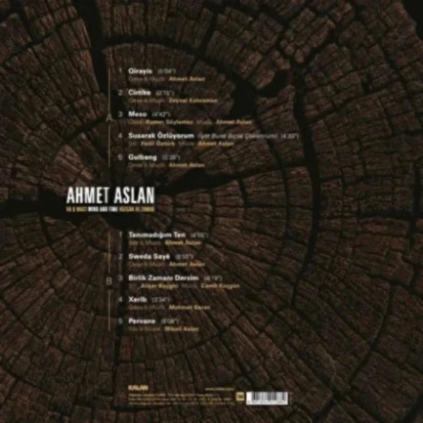 Ahmet Aslan Plak | Rüzgar ve Zaman( Türk Halk | Özgün | Protest Müzik Plak)Schallplatte-LP