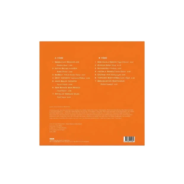 Yeşilçam Şarkıları Plak| Vol 2 | Artık Sevmeyeceğim | Türk Sanat Müziği | Plak| LP