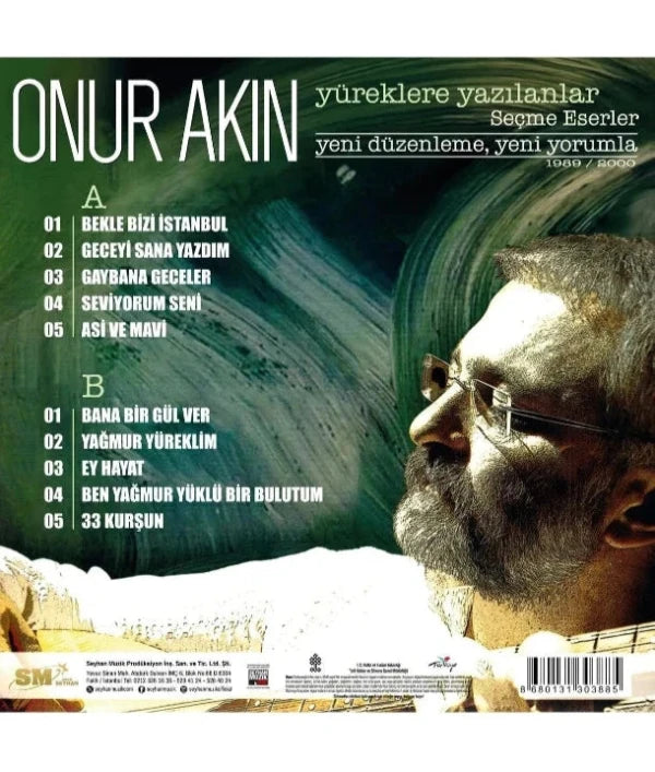 Özgün | Protest | Müzik | Plak | Onur Akın - Yüreklere Yazılanlar | Plak | Schallplatte | LP | Almanya | sipariş