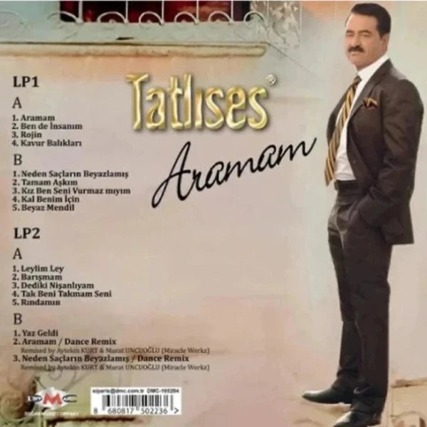 İbrahim Tatlıses Plak - ibrahim Tatlises -Aramam Plak ( 2 Plak) Schallplatte | LP