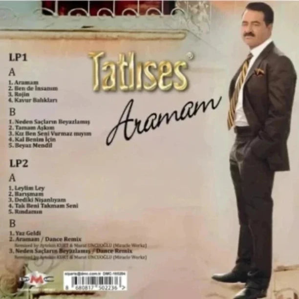 İbrahim Tatlıses Plak - ibrahim Tatlises - Aramam Plak (2 Plak) Schallplatte | LP