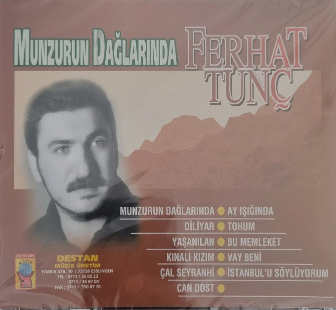 Ferhat Tunç - Munzurun Dağlarında ( CD ) Türk halk | Protest |Müzik | CD ( Almanya Destan |Müzik )