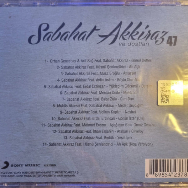 Sabahat Akkiraz cd -Sabahat Akkiraz Ve Dostları| 47 (CD) Türk Halk | CD