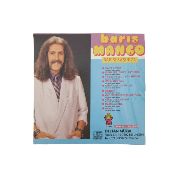 Barış Manço CD - Darısı Başınıza (CD)Almanya | Stuttgart | Esslingen ( Destan Müzik )