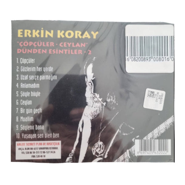 Erkin Koray CD - Çöpçüler - Ceylan - Dünden Esintiler 2 ( CD ) Anadolu Rock | CD