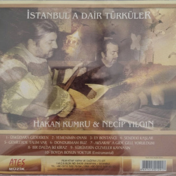 Hakan Kumru | Necip Yılgın - İstanbul'a Dair Türkü ler ( CD ) Türk Halk | CD