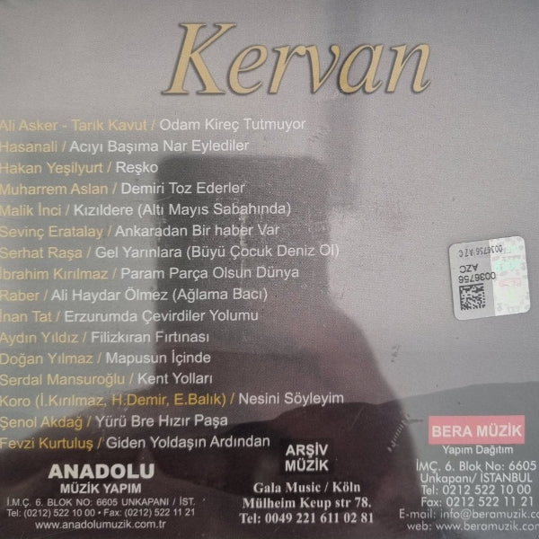 KERVAN CD- Türk Halk |karışık |Türkü |Türk halk | müziği | CD