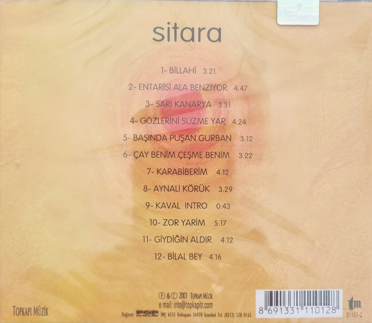 Sitara - BILLAHI (Türkische Volksmusik | CD)
