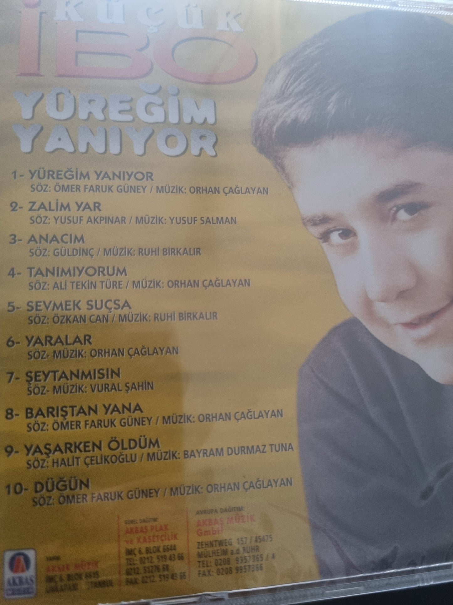 Kücük IBO - Yüregim Yaniyor (Arabesk | CD(