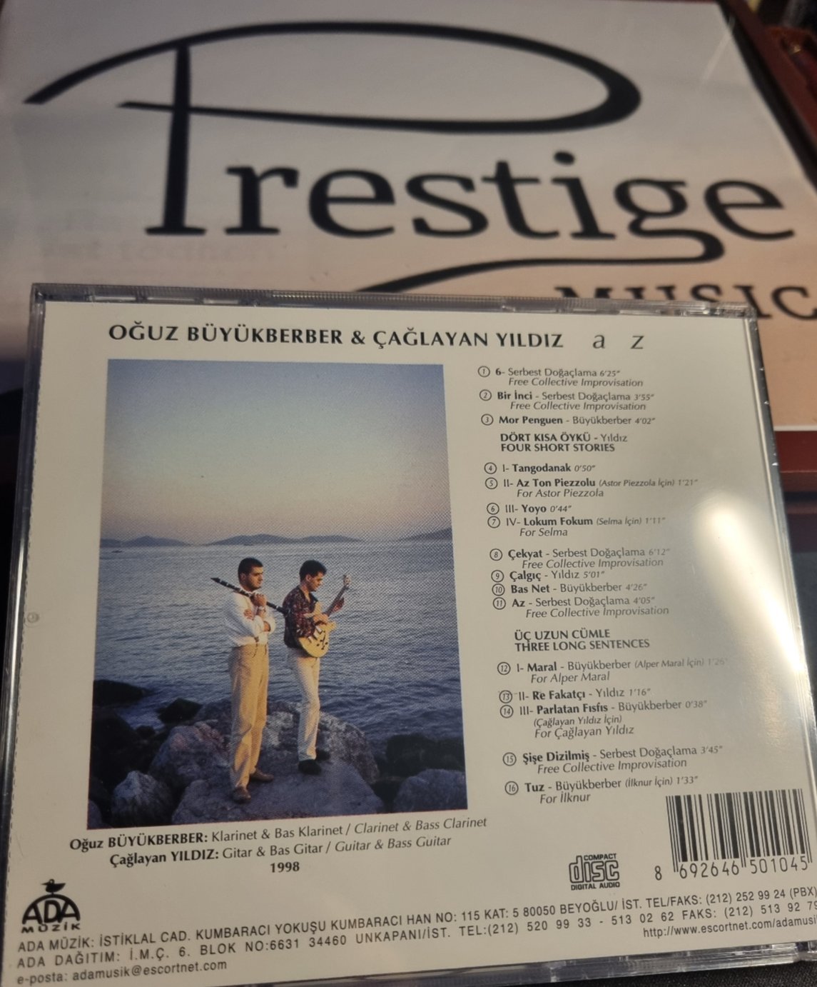 Oğuz Büyükberber | Çağlayan Yıldız- az( CD ) Türkçe | jazz | Müzik