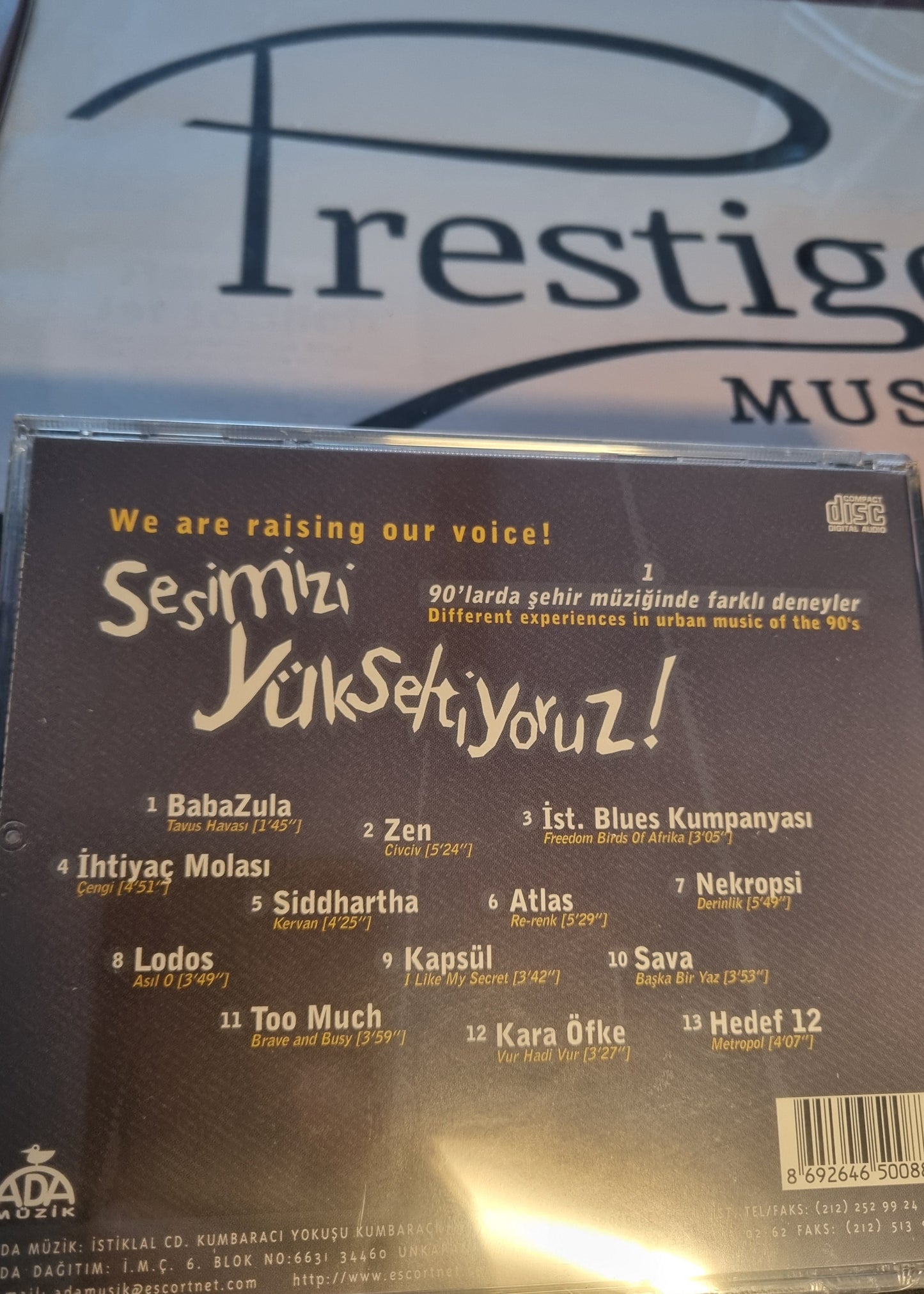Sesimizi Yükseltiyoruz (CD)Türkce |Türkischer | Rock |Müzik|CD