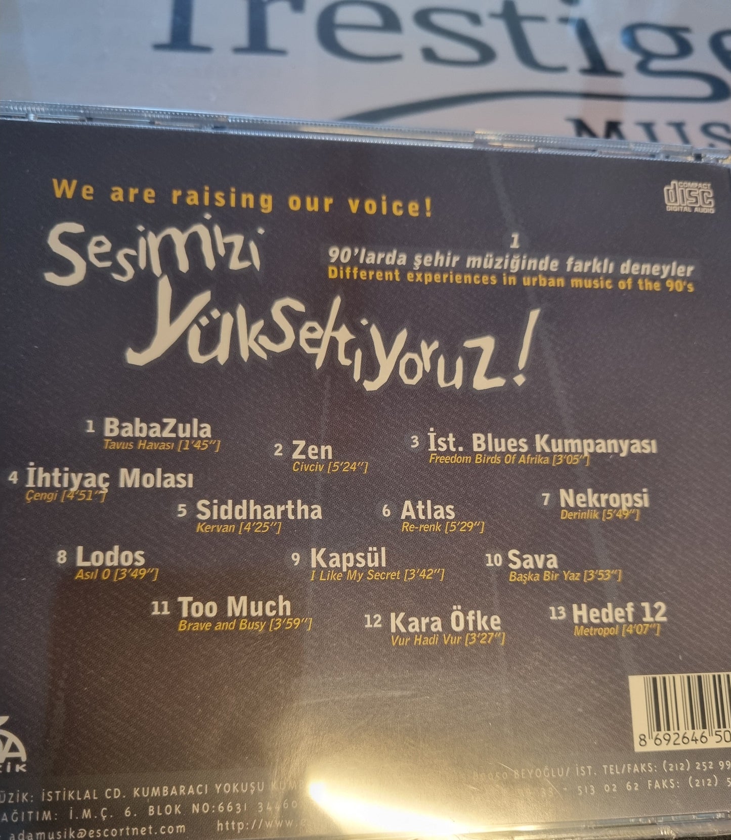 Sesimizi Yükseltiyoruz (CD)Türkce |Türkischer | Rock |Müzik|CD