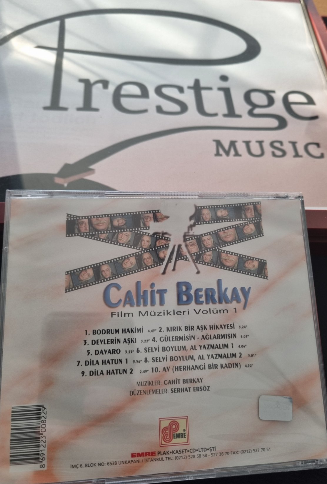 Cahit Berkay - Film Müzikleri 1 ( CD ) Film Müzikleri (selvi boylum al yazmalım )