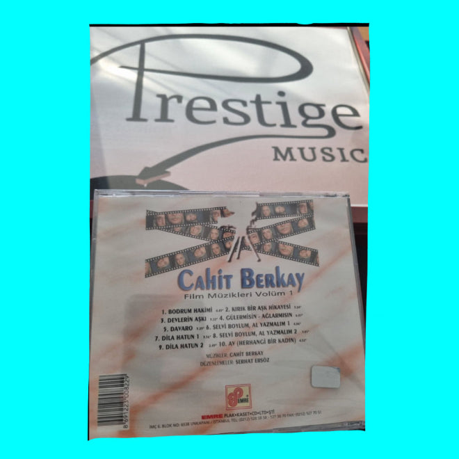 Cahit Berkay - Film Müzikleri 1 ( CD ) Film Müzikleri (selvi boylum al yazmalım )CD