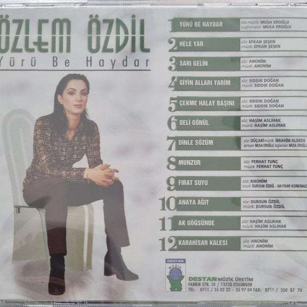 ÖZLEM ÖZDiL- Yürü Be Haydar (Türkische Volksmusik | CD)Türk Halk | Müziği | CD