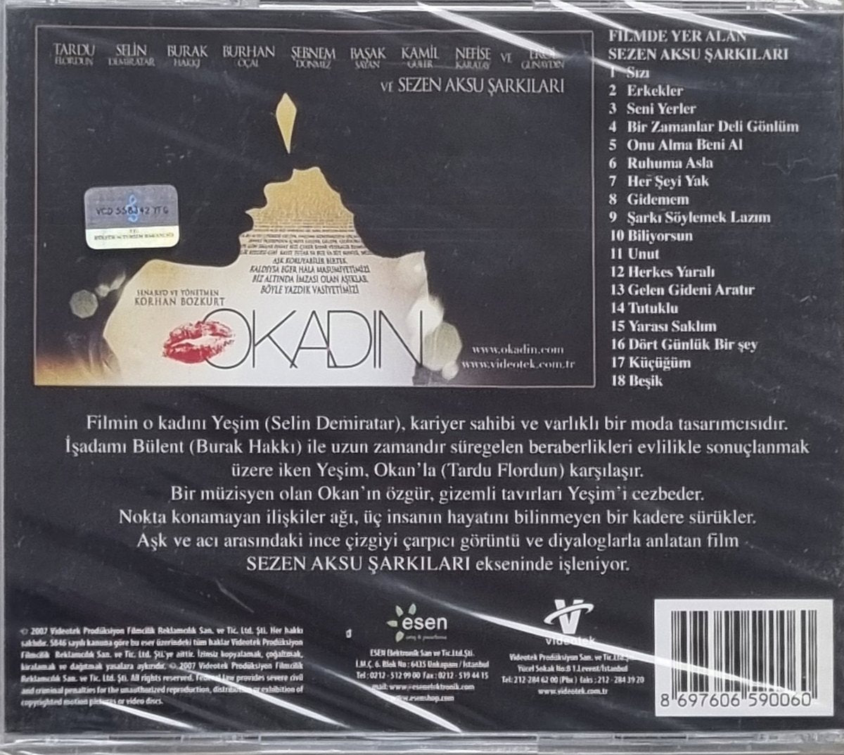 O kadın - Sezen Aksu Şarkılarıyla(Film | Serienmusik | VCD) Film Müzikleri