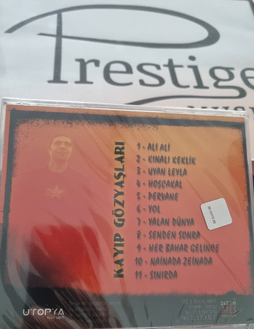 Cafer Arat - Kayıp Gözyaşları CD (Türkçe Rock )