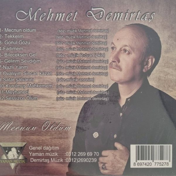 Mehmet Demirtaş - Mecnun Oldum ( CD ) Türk Halk |Halk türküsü | Türkische Volksmusik | CD