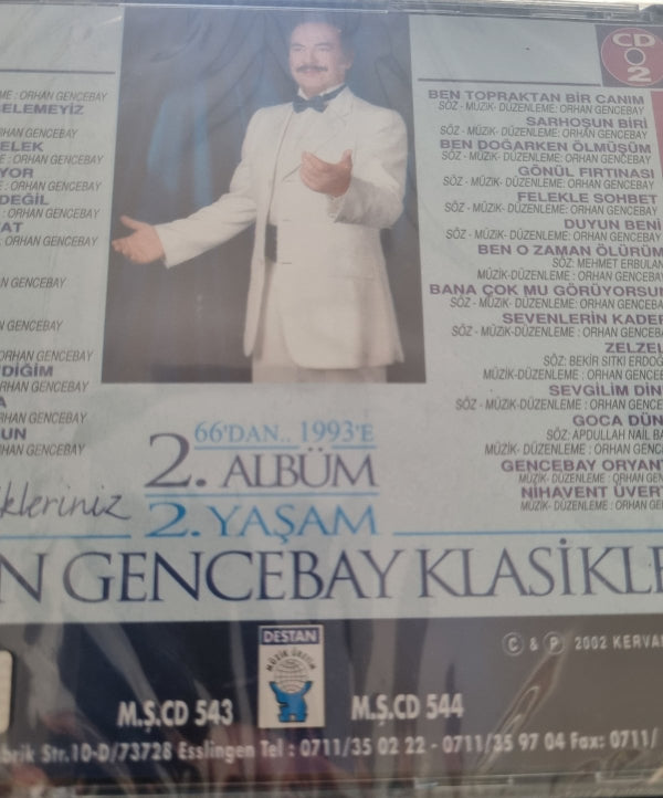 Orhan Gencebay - Klasikleri 2. Albüm (Destan Müzik) | CD) Klasikler