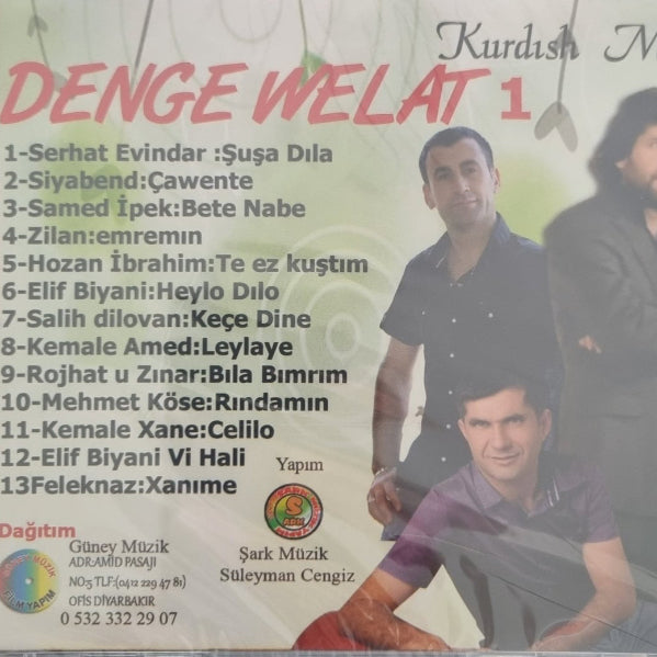 DENGE WELAT 1 (CD) Kürt Müziği | Kürt müziği | Kürtçe | Müzik | CD