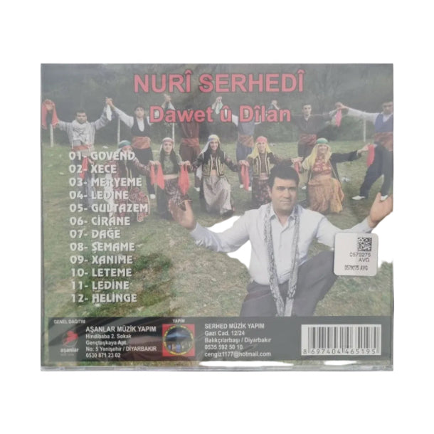 Nurî Serhedî - Davet ve Dîlan (Kürt Müziği) |Kürtçe | Halay |CD'ler )