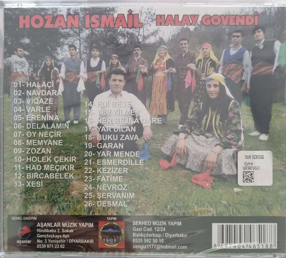 HOZAL ismail - HALAY GOVENDi ( CD )Kürtçe | KURDISCH | Kurdische | Halay | CD