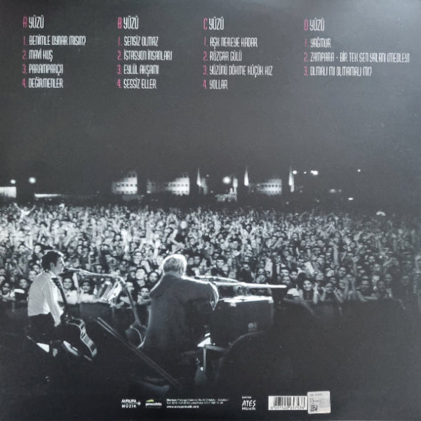 Bülent Ortaçgil- Teoman-Konser Plak(2 Plak)Schallplatte | LP |Türkçe | Rock | plak |Türk plakları