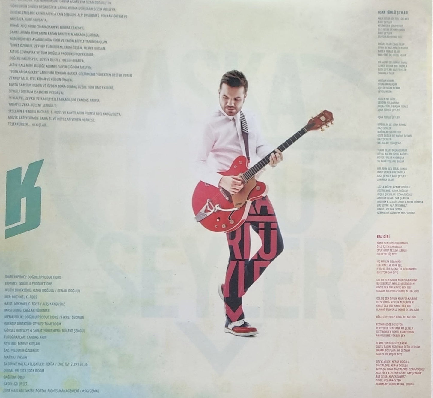 Kenan Doğulu Plak - Aşka Türlü Şeyler| Plak (Türkischer Pop | Schallplatte| LP )
