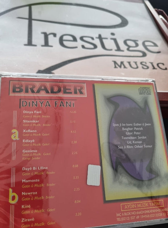 BRADER- Dinya Fani( CD )Kürtçe | Kürt müziği