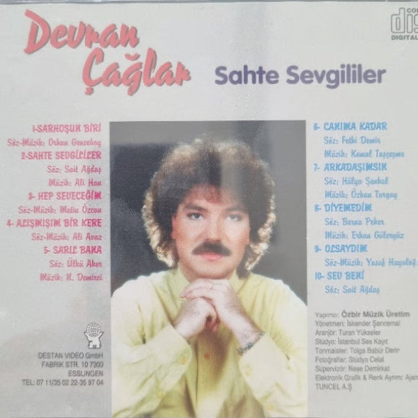 Devran Çağlar - Sahte Sevgiler ( Arabesk | CD ) Destan Müzik | Almanya
