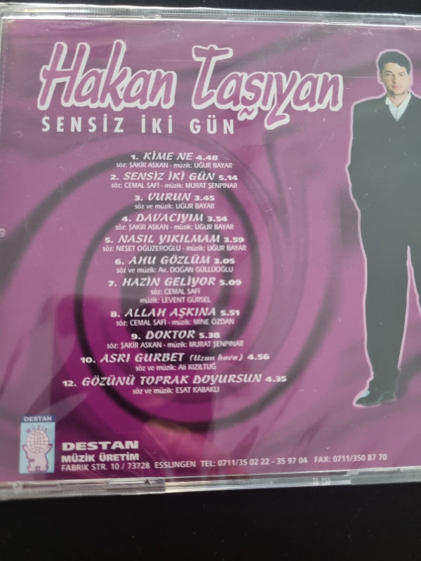 Hakan Taşıyan - Sensiz İki Gün ( CD ) Arabesk | Fantazi | CD ( Almanya Destan Müzik )