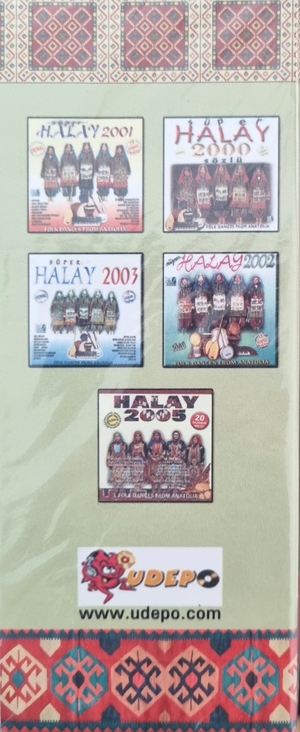 HALAY CD -Tüm Yöresel Türküler (Oyun Havalari Türkischer Halay | 5CD)