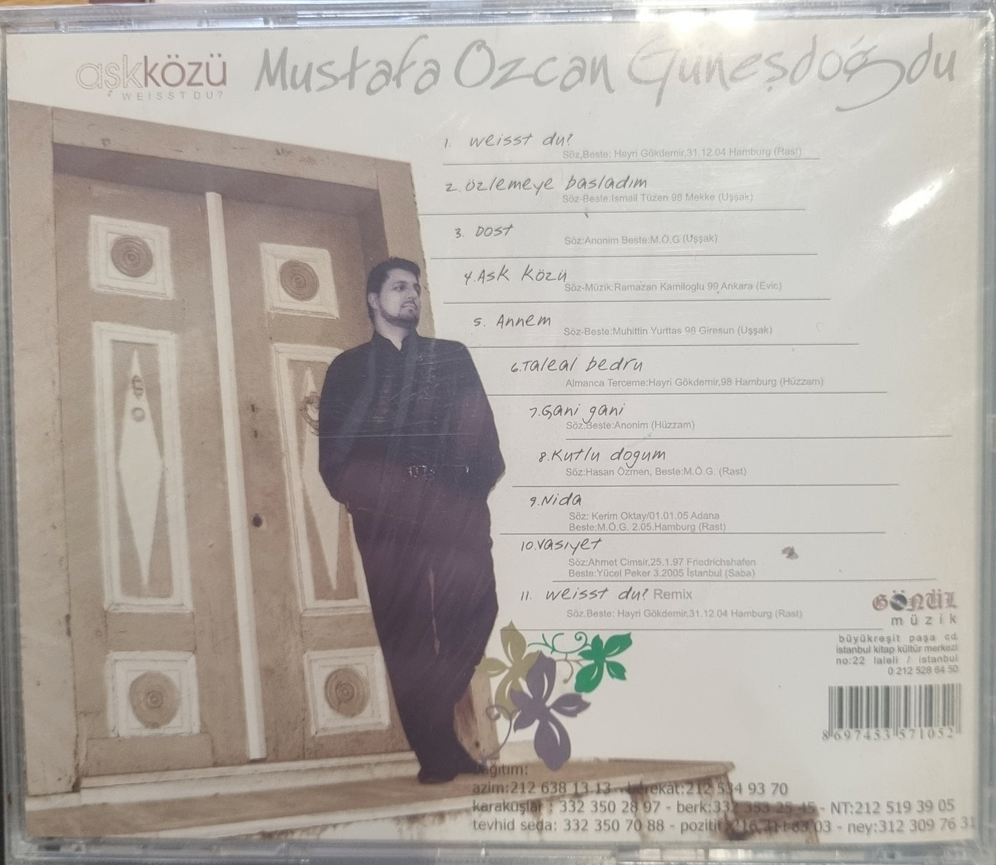Mustafa Özcan Güneşdoğdu - Aşk Közü ( CD )Almanca |İlahi |İlahiler | CD