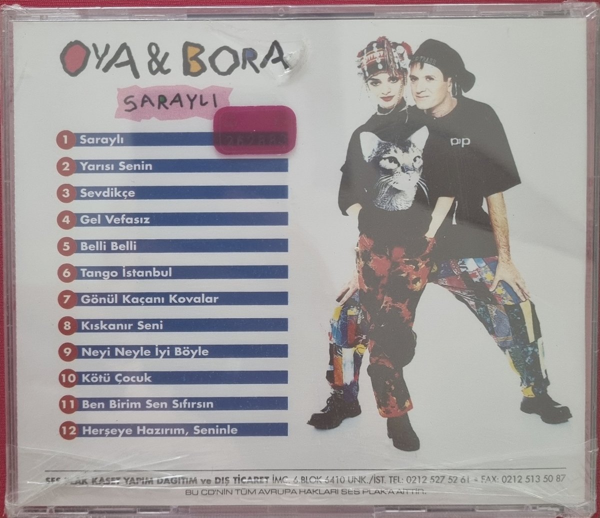 Oya Bora-Saraylı (Türkischer Pop | CD)Türkçe | Pop | CD