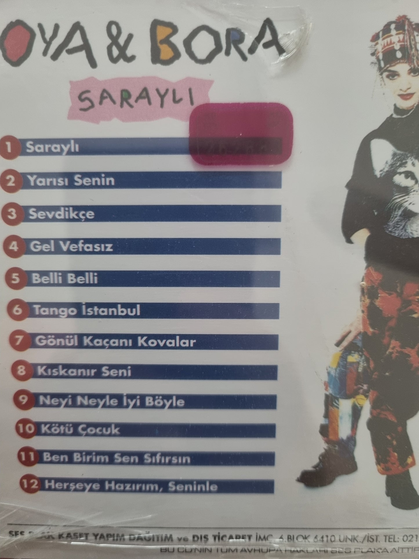 Oya Bora-Saraylı (Türkischer Pop | CD)Türkçe | Pop | CD