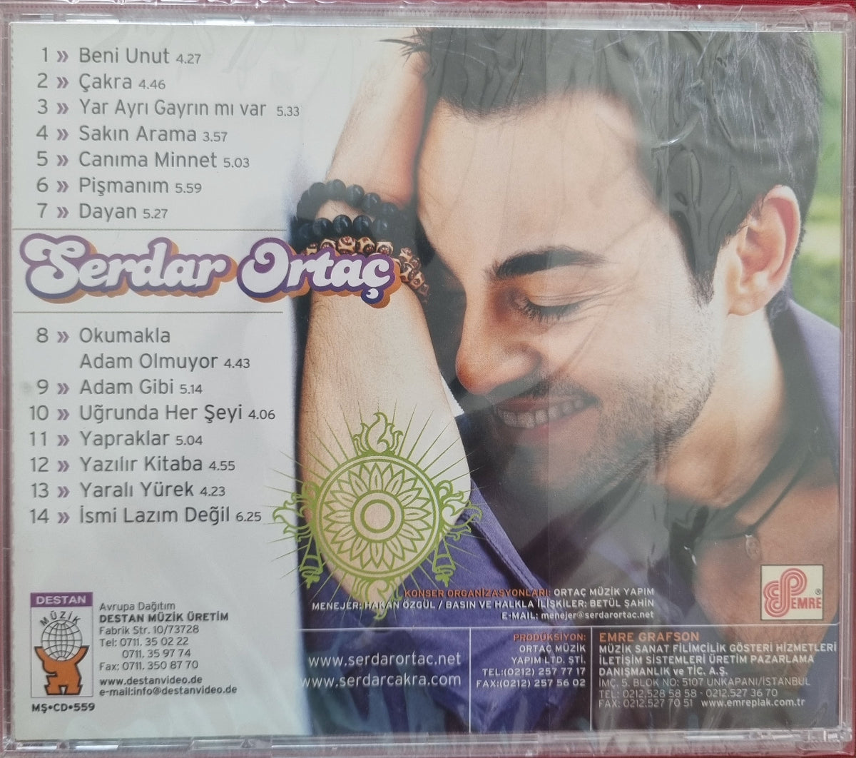 Serdar Ortaç - Çakra - Beni Unut (Türkischer Pop | CD)Destan Müzik |Almanya