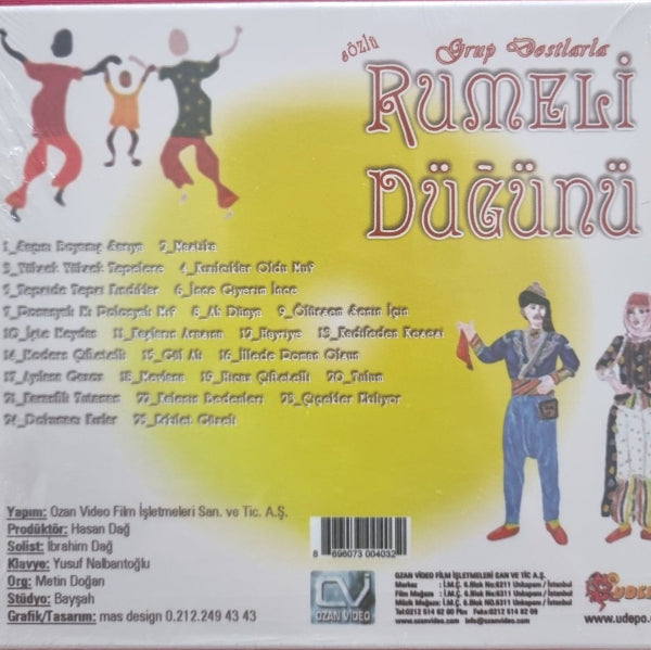 Grup Dostlarla -Grup Dostlar Rumeli Düğünü 1 ( CD )BALKAN Folk Songs