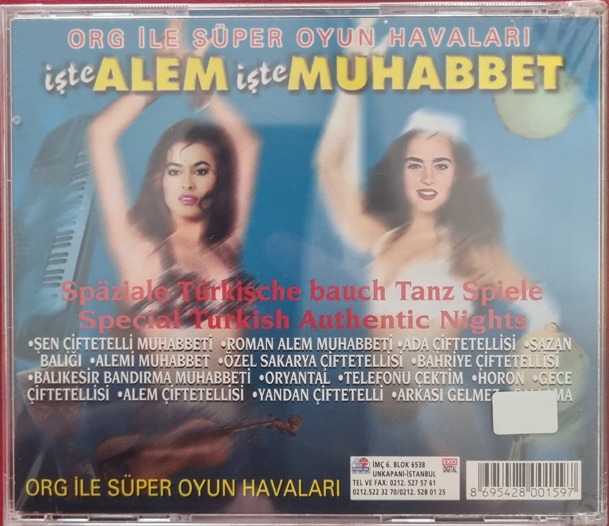 İşte Süper Alem 2007- İşte Muhabbet -Tam Alem (CD) Kına| Nişan | Düğün Oyun Havaları CD