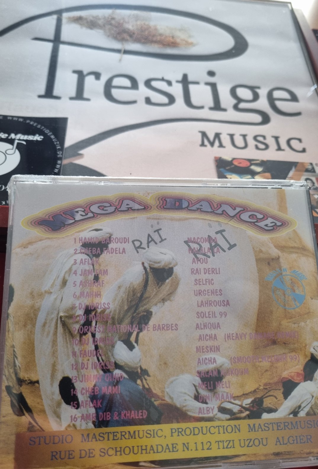 MEGA DANCE CD-Mega Dance Rai Rai CD-POP CD