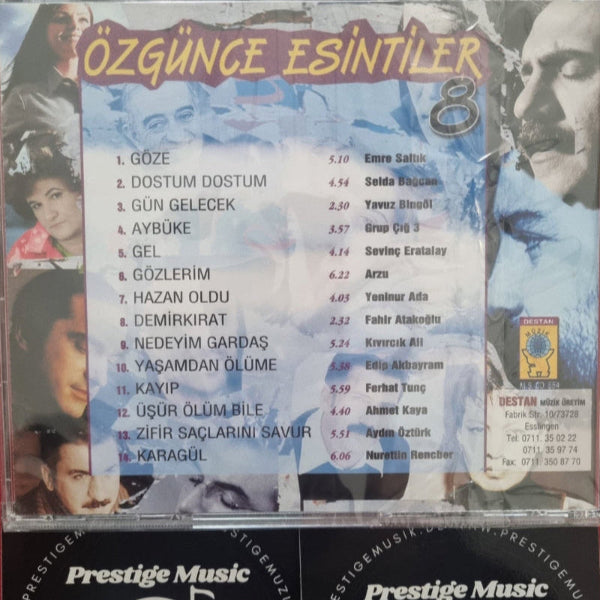 Özgürce Esintiler 8 (Destan Müzik | Özgün | Protest | CD)