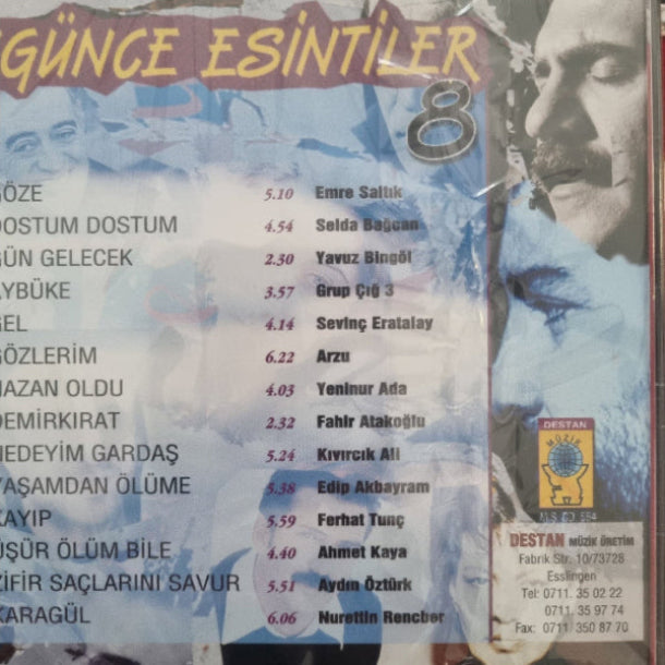 Özgürce Esintiler 8 (Destan Müzik | Özgün | Protesto | CD)