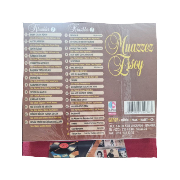 Muazzez Ersoy | CD | Klasikleri 1-2 Set CD(Türk Sanat | Müziği CD)