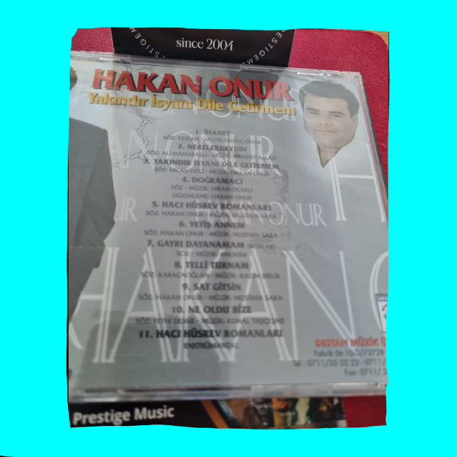Hakan Onur -Yakındır İsyanı Dile Getirmem(CD)Destan Müzik |Almanya |Esslingen|CD