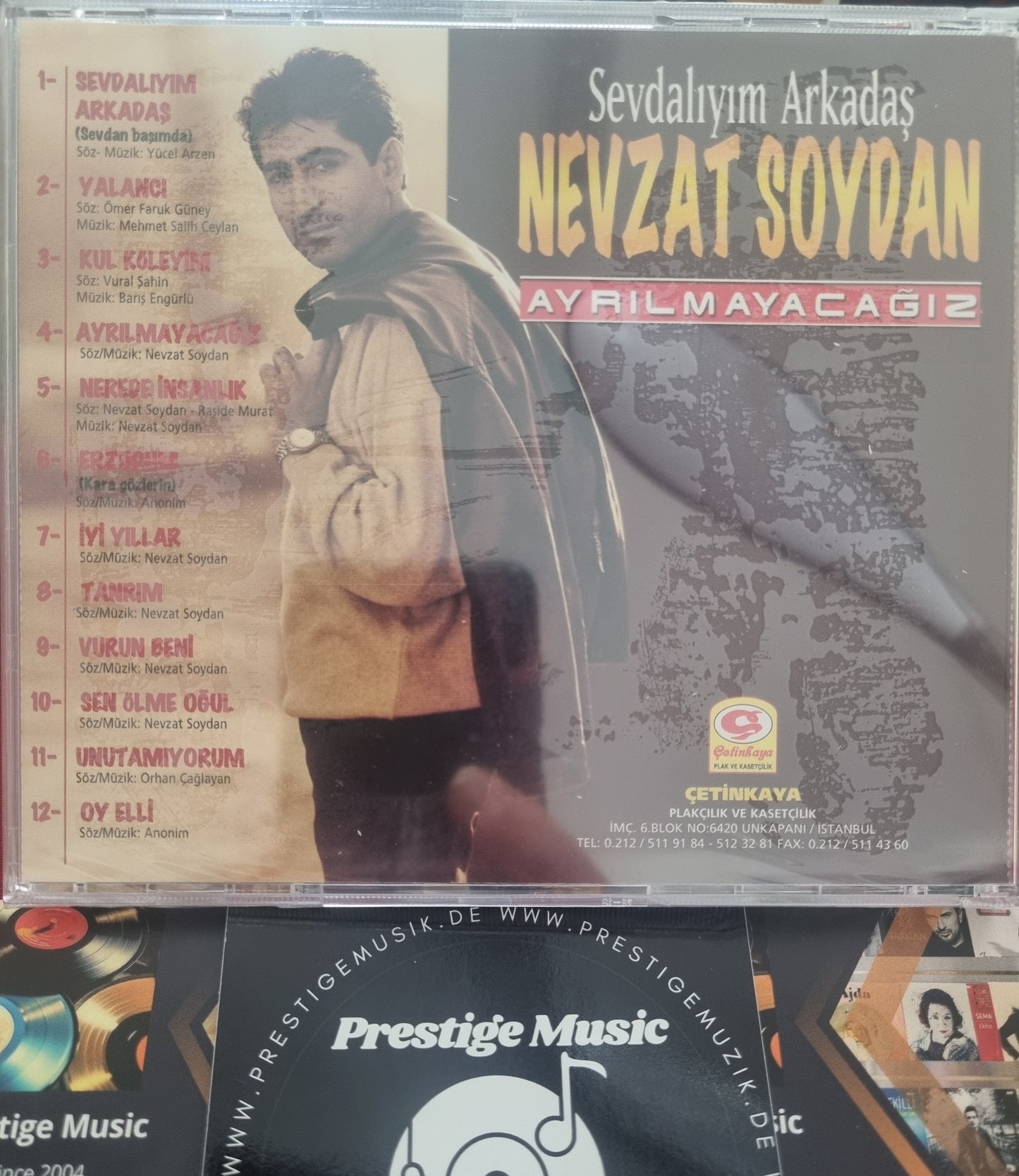 Nevzat Soydan -Sevdalıyım Arkadaş - Ayrılmayacağız (CD)