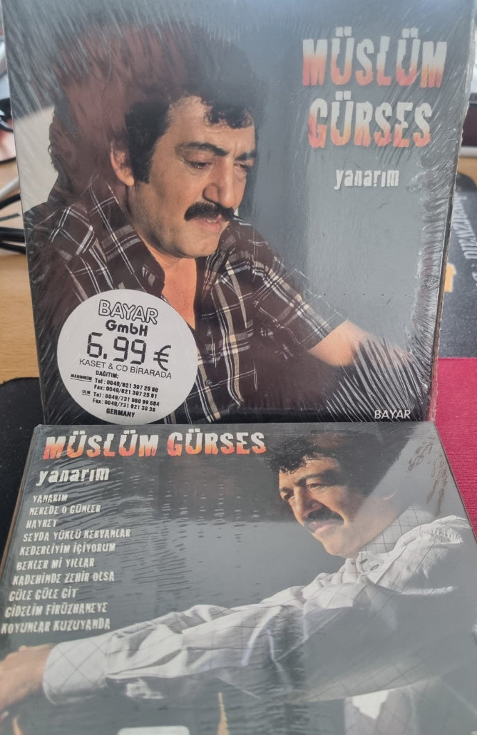 Müslüm Gürses - Yanarım ( CD ) Kaset + CD | Almanya baski | BAYAR Müzik |CD