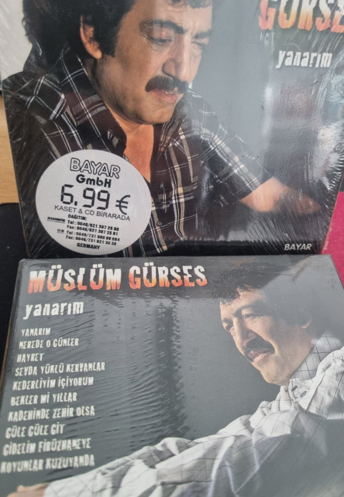 Müslüm Gürses - Yanarım ( CD ) Kaset + CD | Almanya baski | BAYAR Müzik |CD