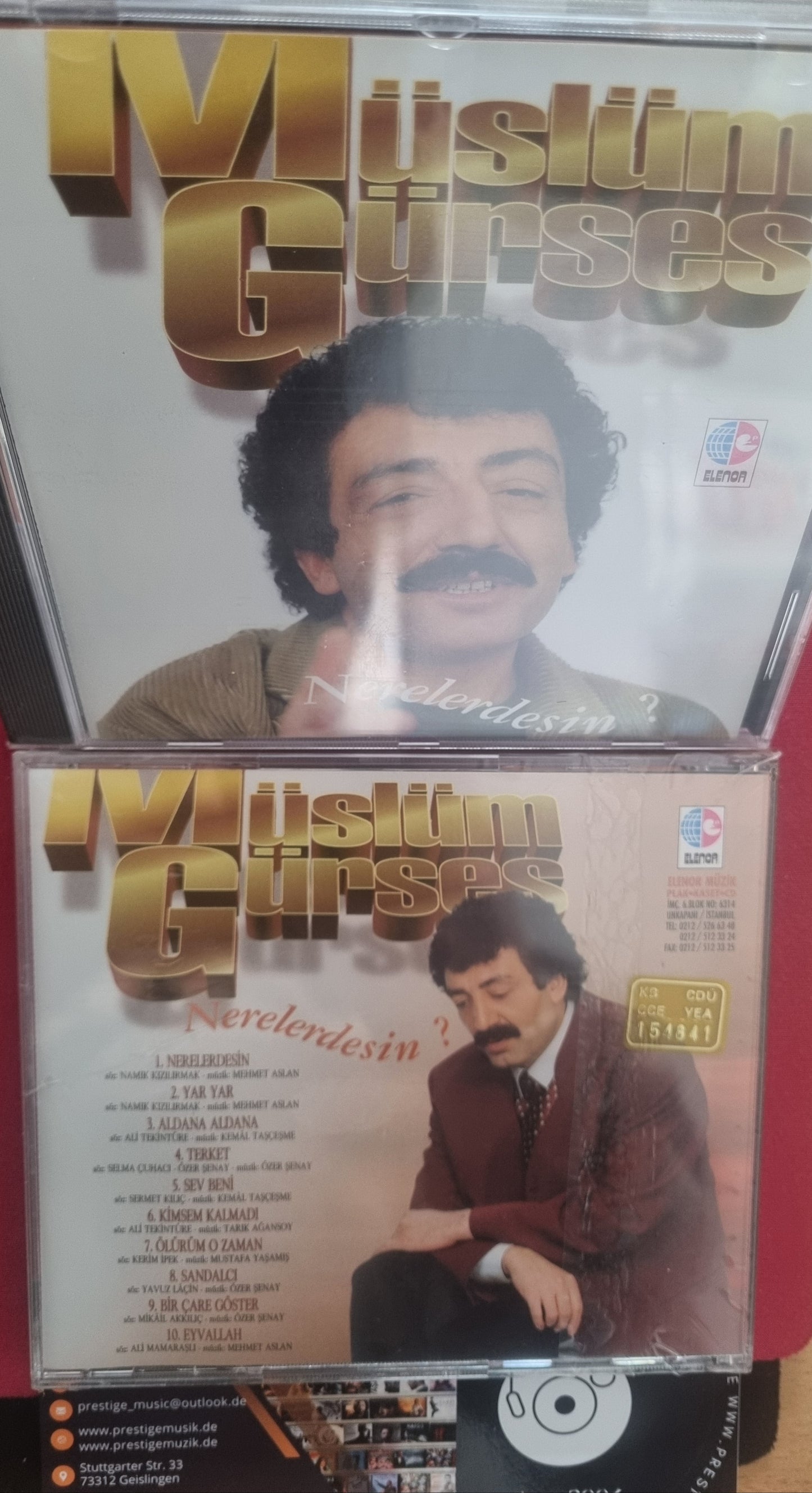 Müslüm Gürses - Nerelerdesin (CD) ELENOR Müzik